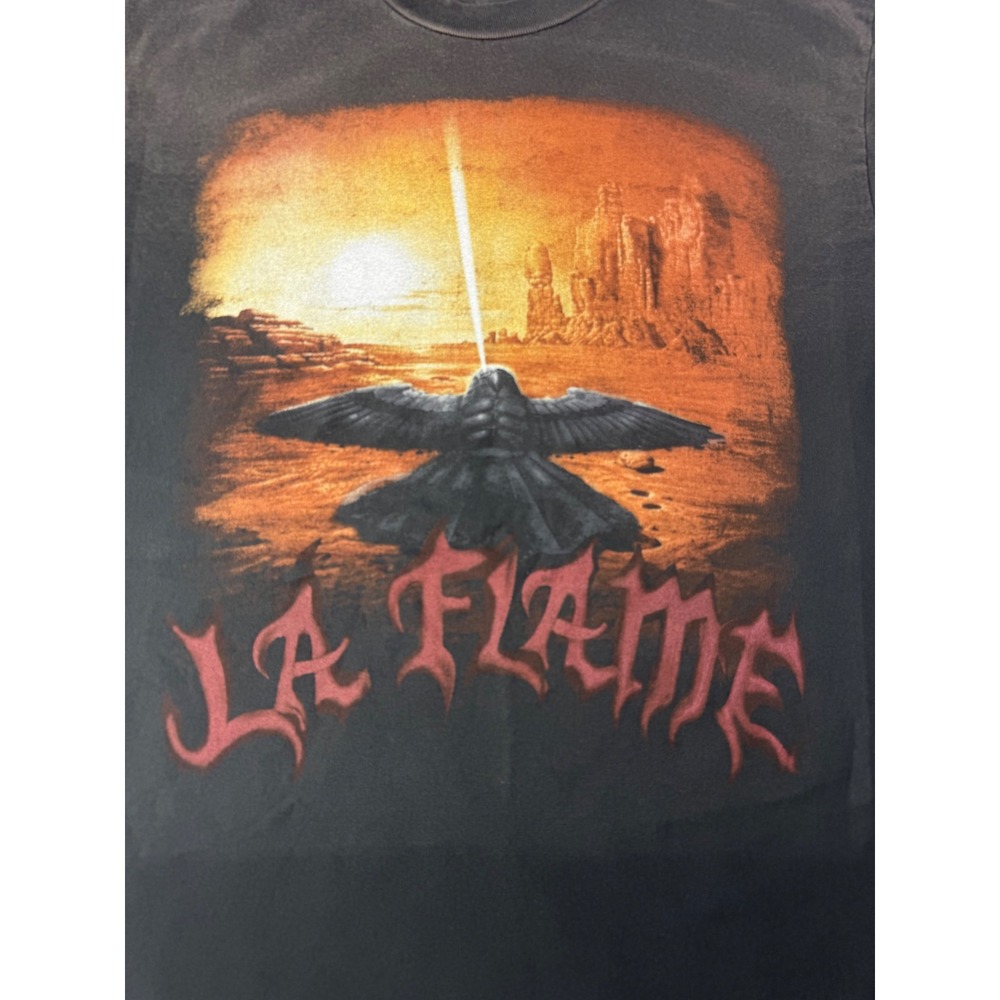 Travis Scott Cactus Jack Coachella 2023 La Flame Indio T-Shirt Washed Black M